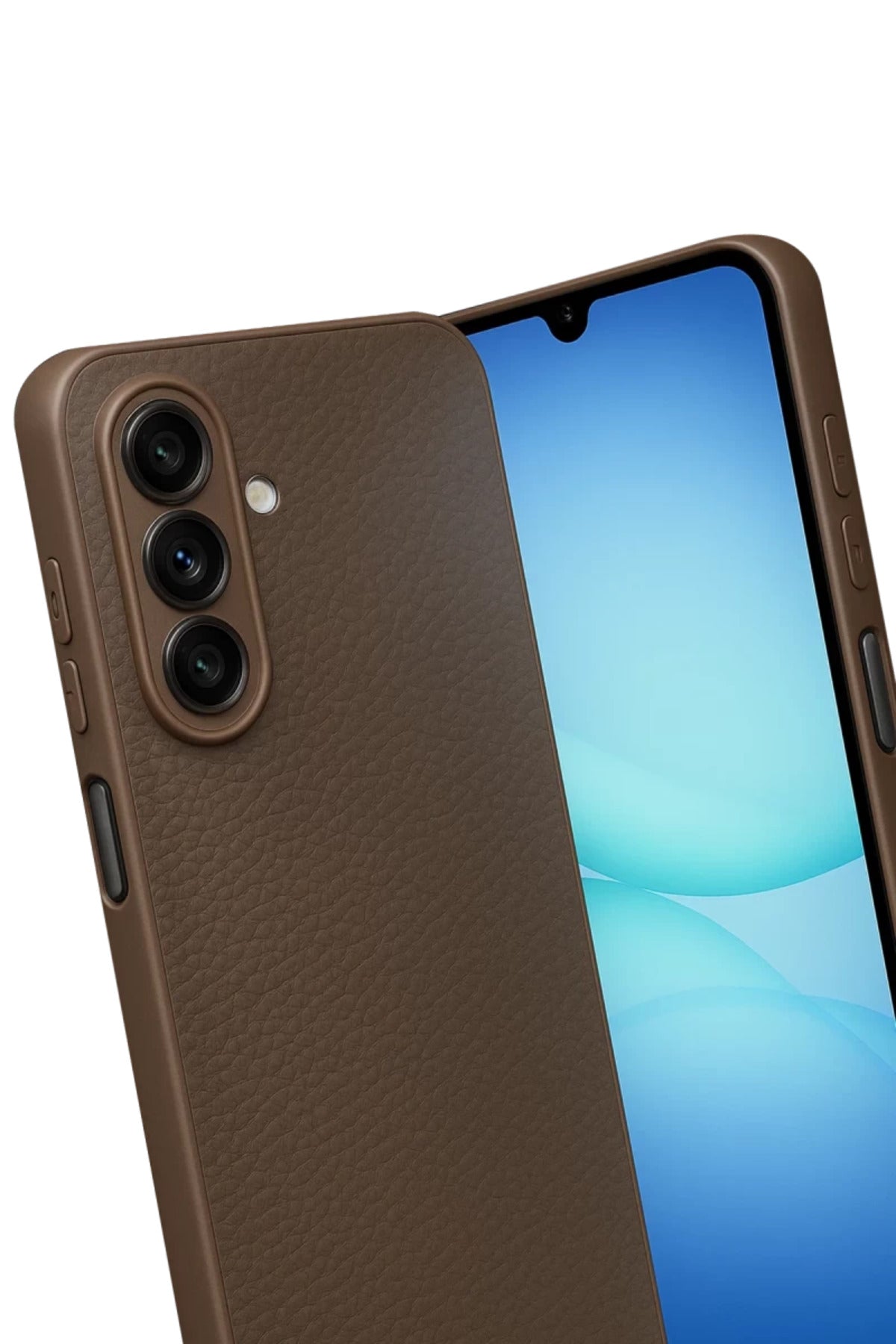 Samsung Galaxy A17 5G Uyumlu Thermax Silikon Kılıf - Kahverengi