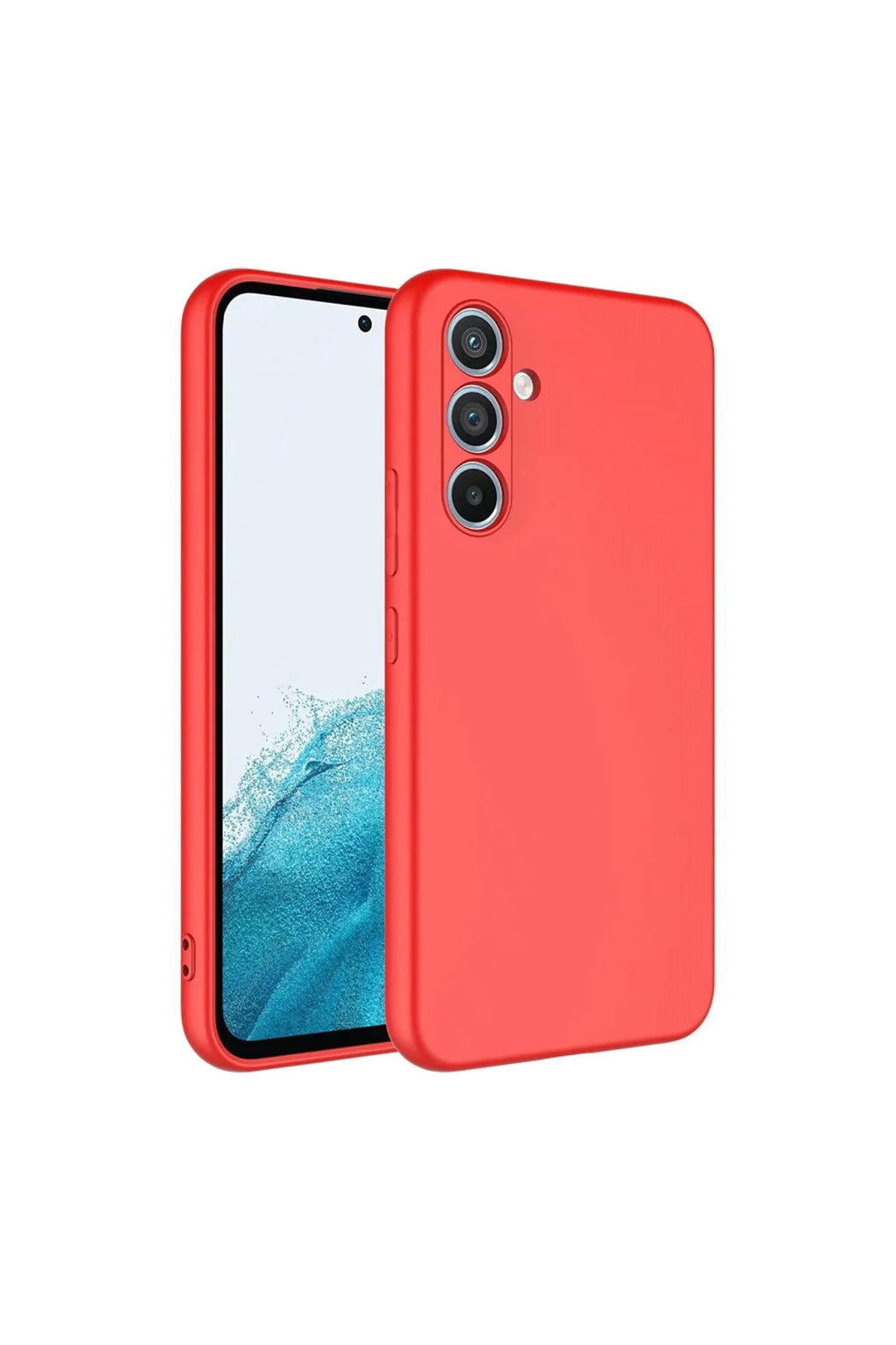 Samsung Galaxy A16 5G Uyumlu Kılıf First Silikon - Kırmızı