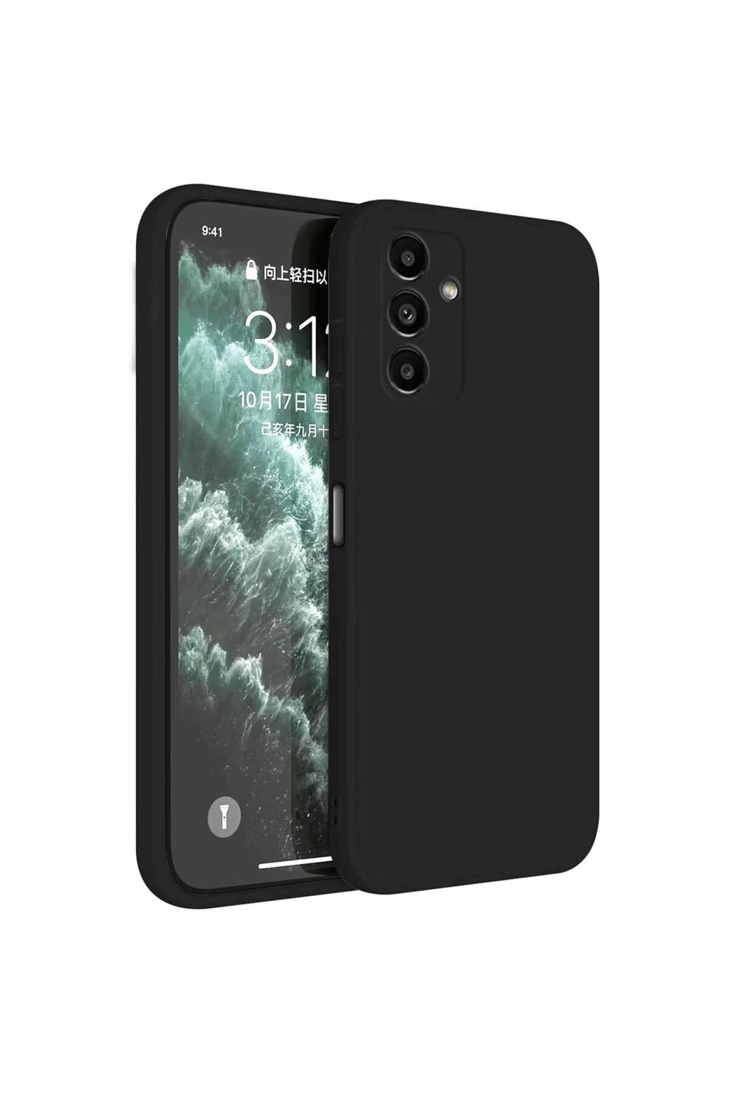 Samsung Galaxy S23 FE Uyumlu Kılıf First Silikon - Siyah