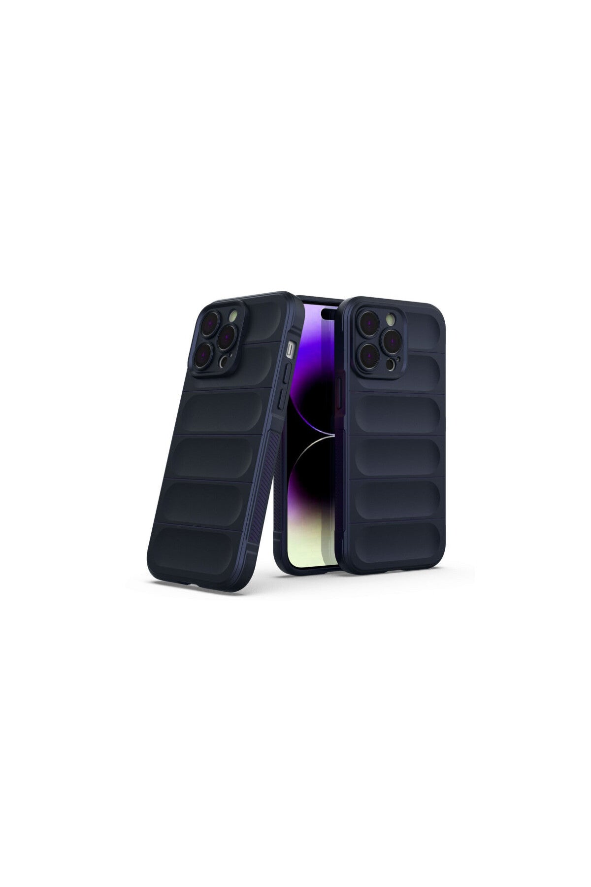 Apple iPhone 15 Pro Max Uyumlu Kılıf Optimum Silikon - Lacivert