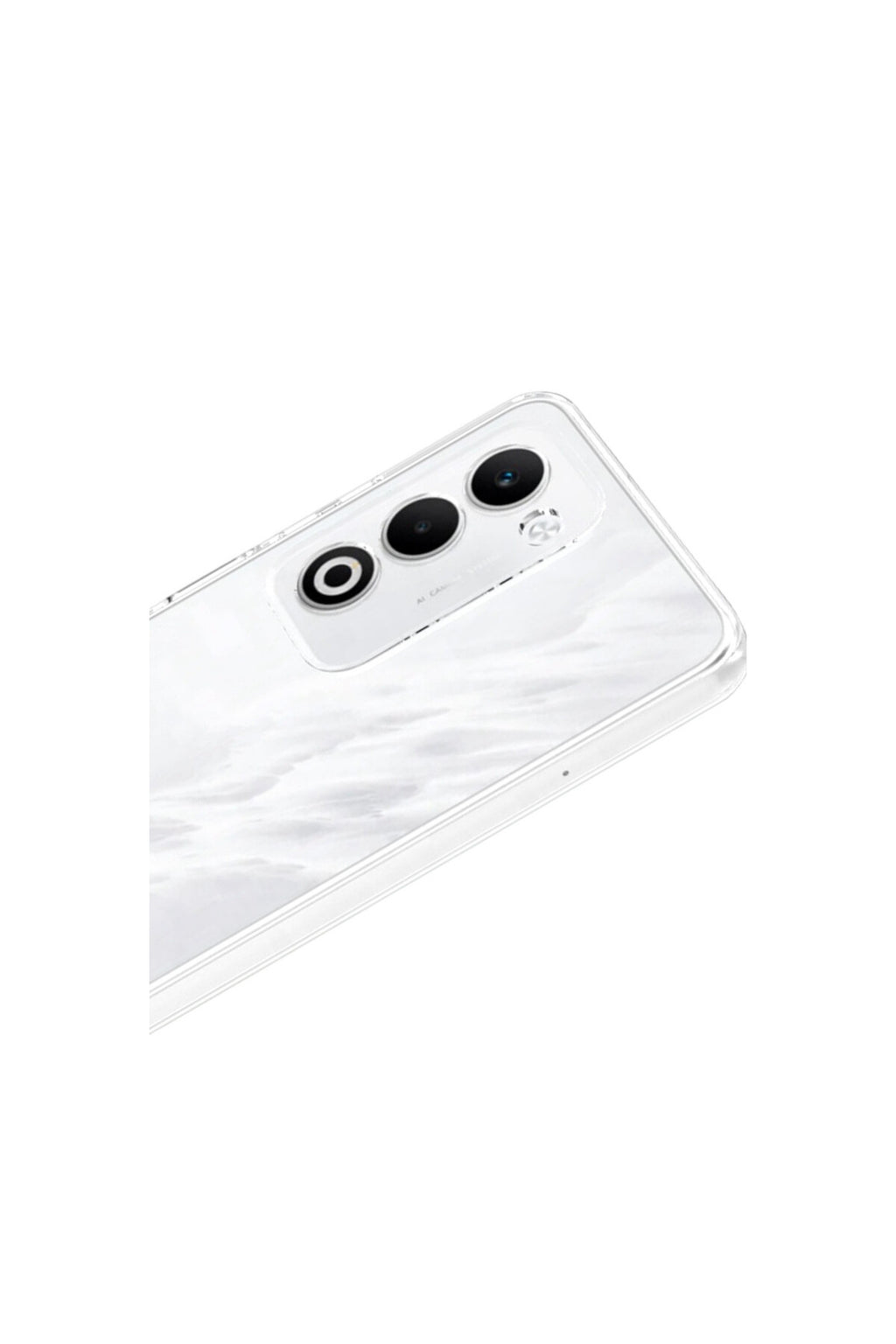 Oppo A5 4G Uyumlu Lüx Şeffaf Silikon - Şeffaf