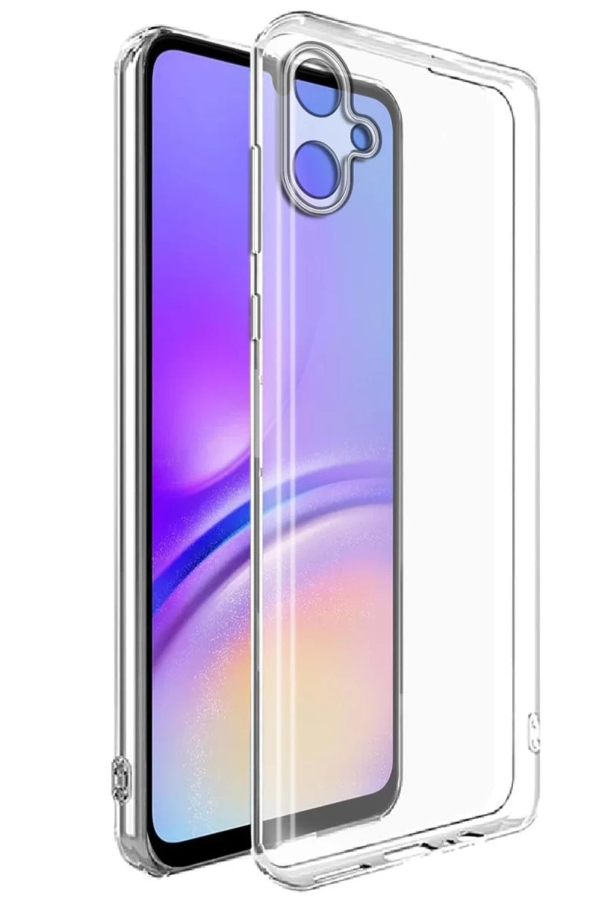 Samsung Galaxy A07 4G Uyumlu Lüx Şeffaf Silikon - Şeffaf