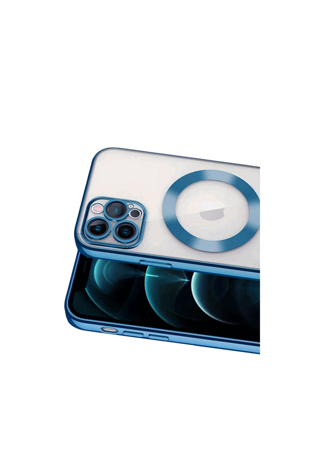 Apple iPhone 13 Pro Uyumlu Kılıf Kross Magneticsafe Kapak - Sierra Blue