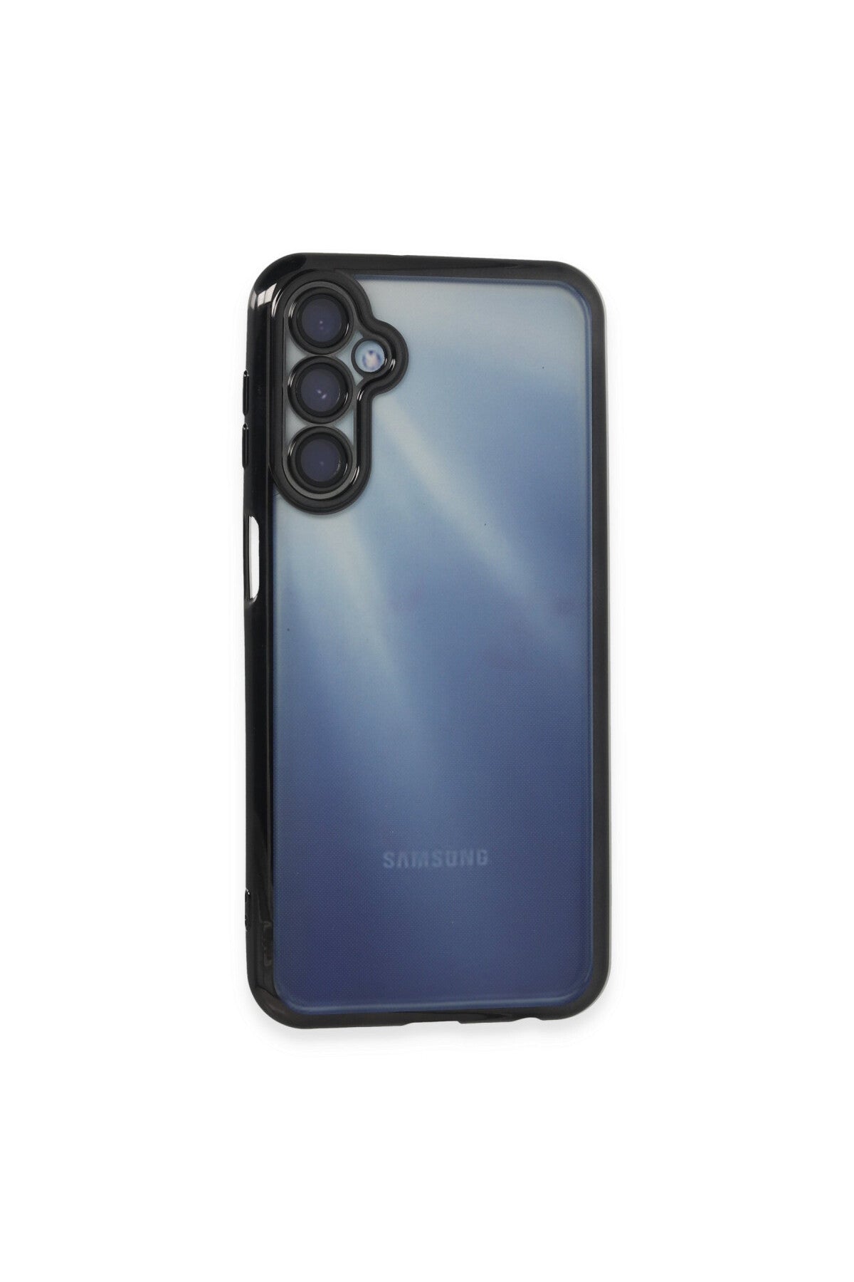 Samsung Galaxy A25 5G Uyumlu Kılıf Lensli Silikon - Siyah
