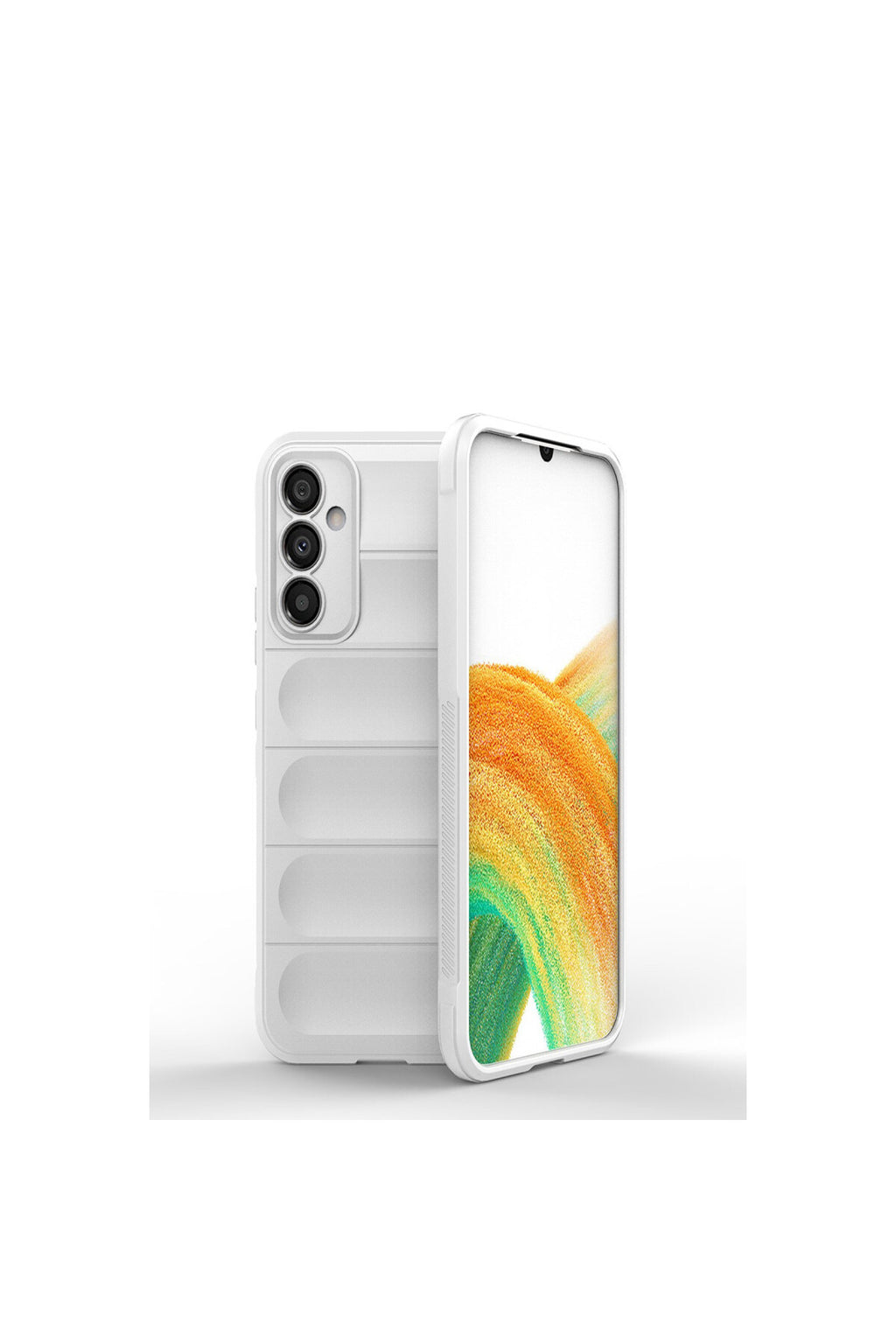 Samsung Galaxy M34 5G Uyumlu Kılıf Optimum Silikon - Krem