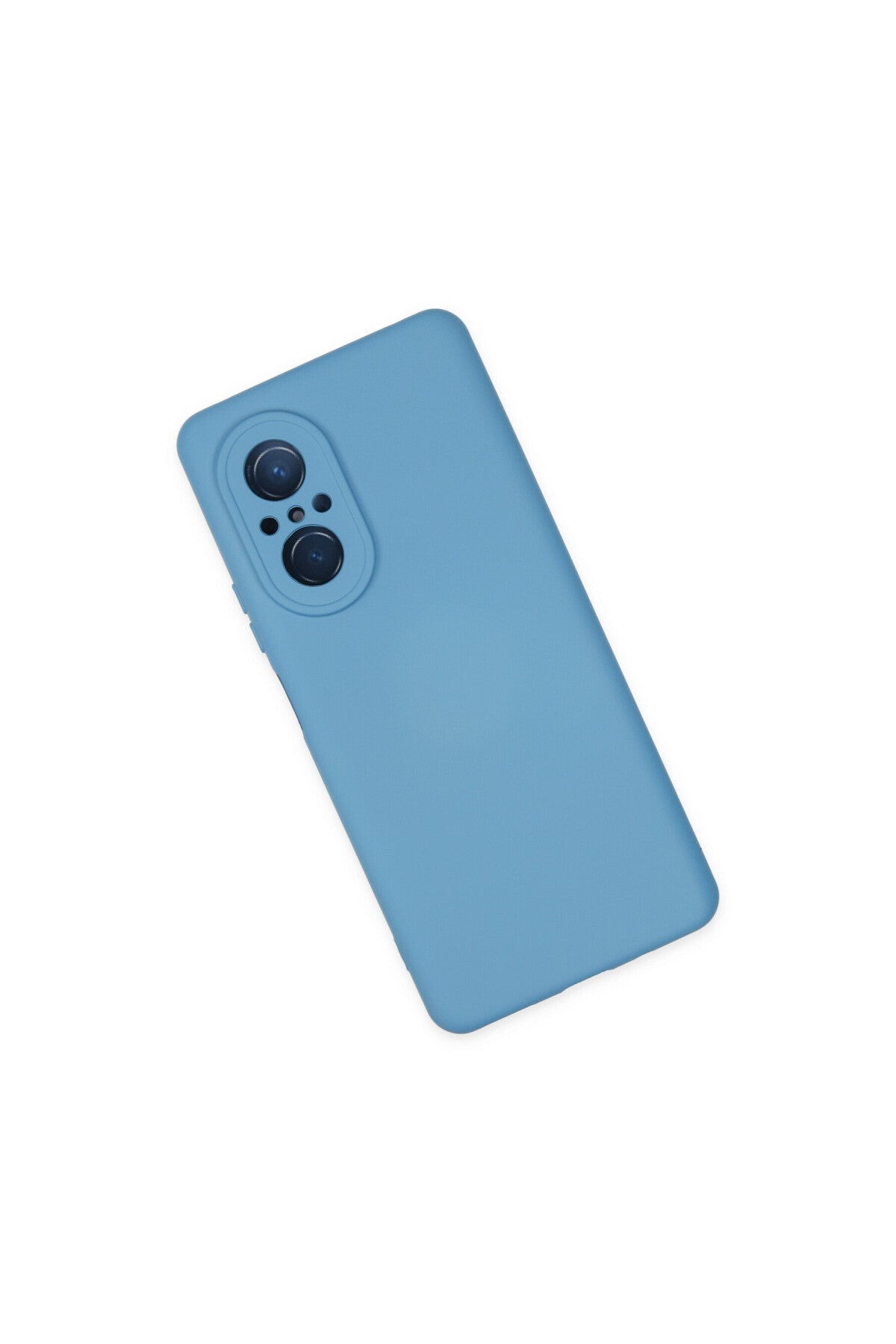 Huawei Nova 9 SE Uyumlu Kılıf Nano içi Kadife Silikon - Mavi