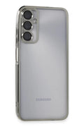 Samsung Galaxy A05S Uyumlu Kılıf Lensli Silikon - Gümüş