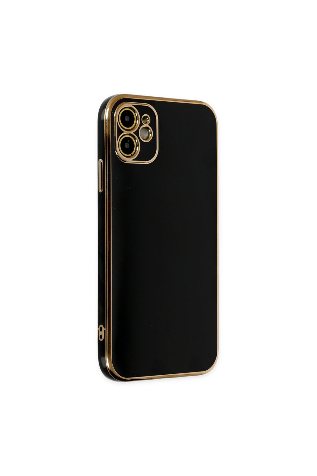 Apple iPhone 12 Uyumlu Kılıf Volet Silikon - Siyah