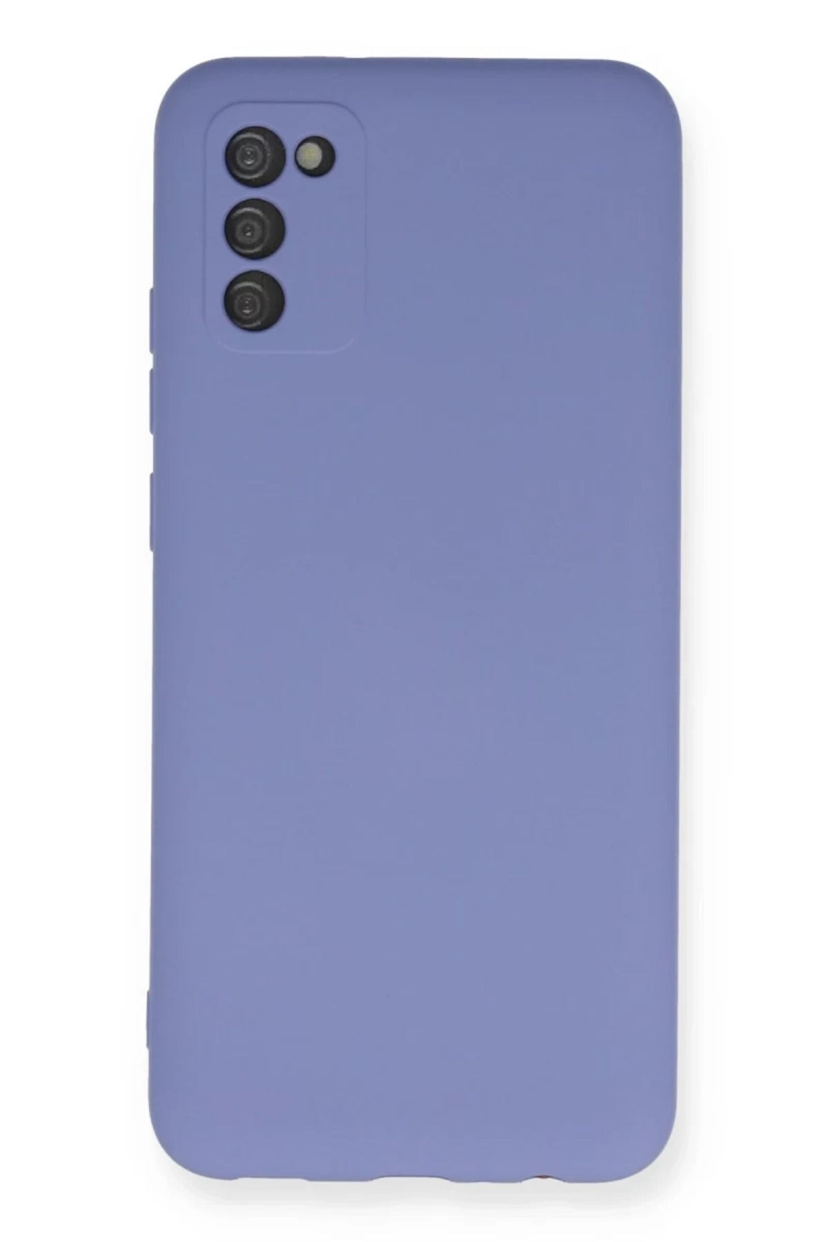 Samsung Galaxy A03S Uyumlu Kılıf Nano içi Kadife Silikon - Lila