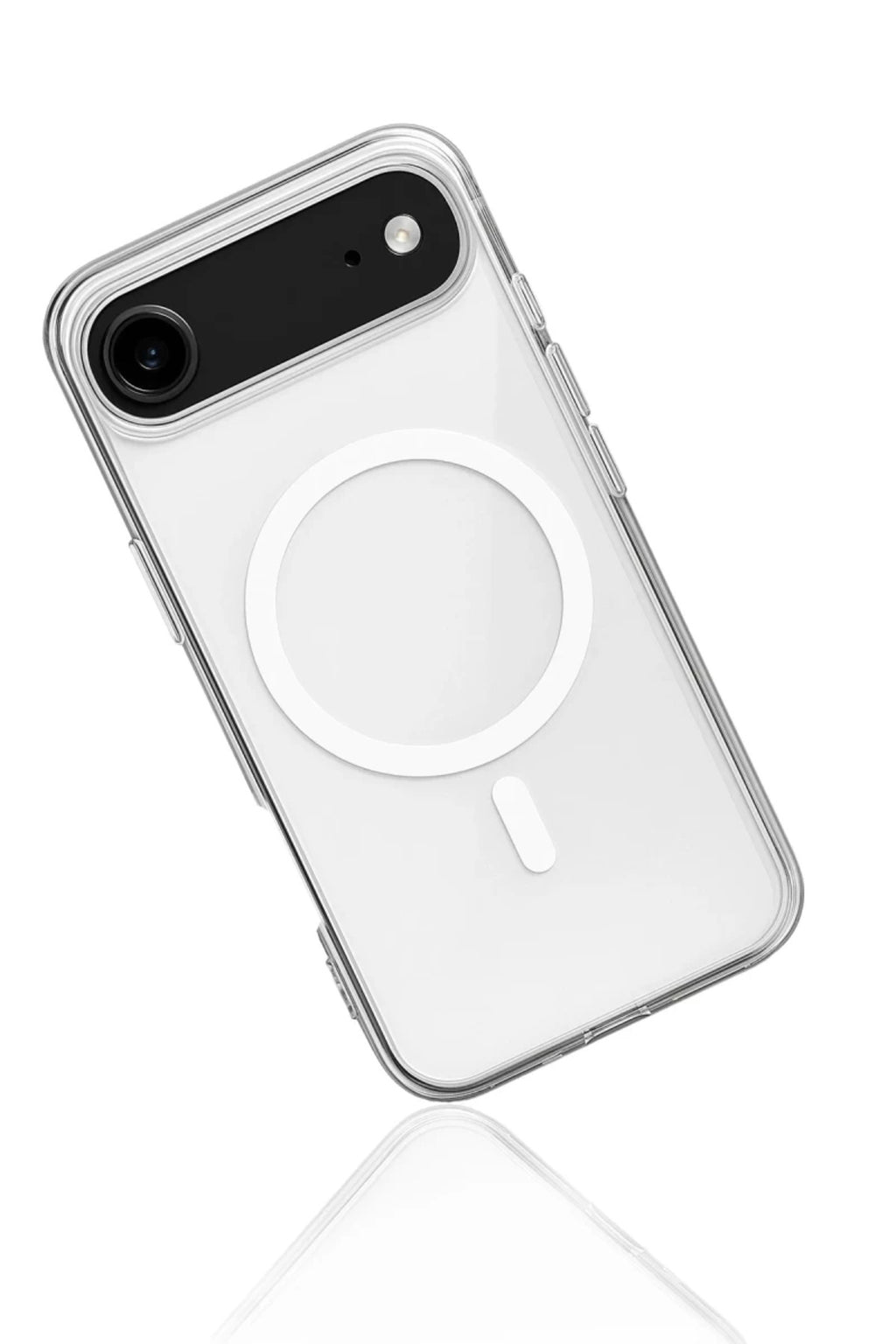 Apple iPhone 17 Air Uyumlu Kılıf Magneticsafe Şeffaf Silikon - Şeffaf