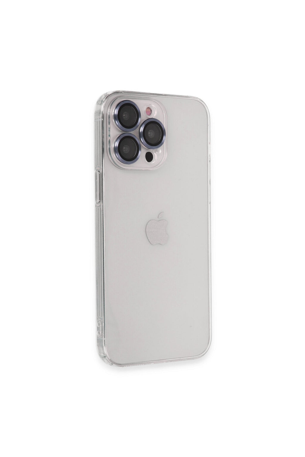 Apple iPhone 13 Pro Uyumlu Kılıf Luko Lens Silikon - Sierra Blue