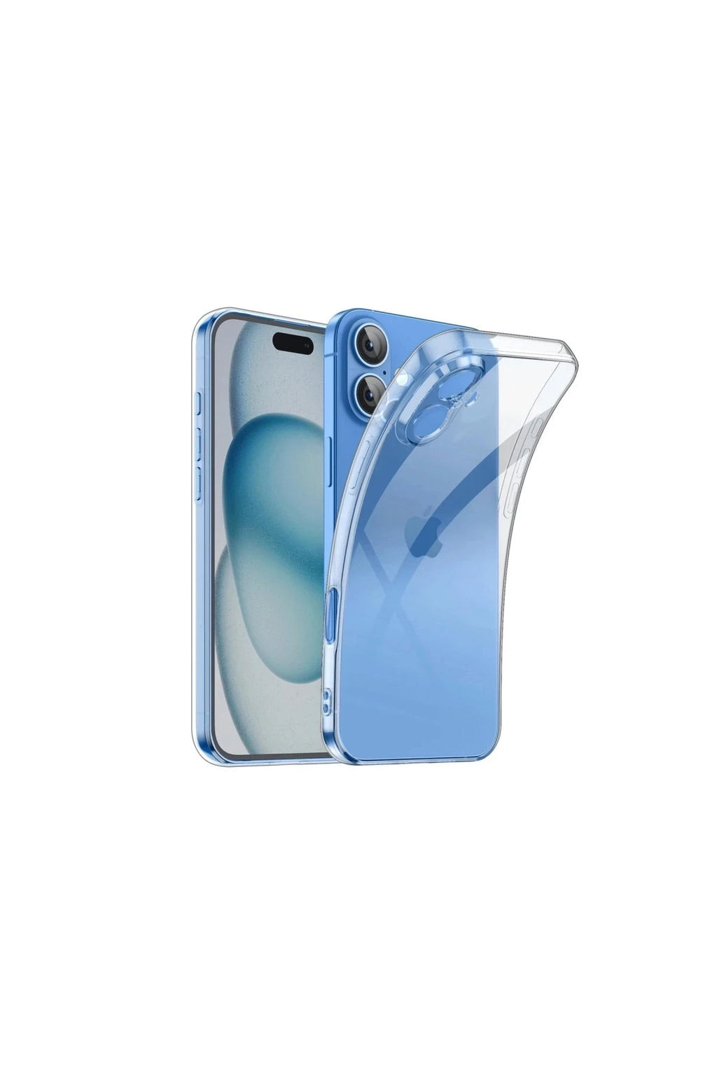Apple iPhone 16 Uyumlu Kılıf Lüx Şeffaf Silikon