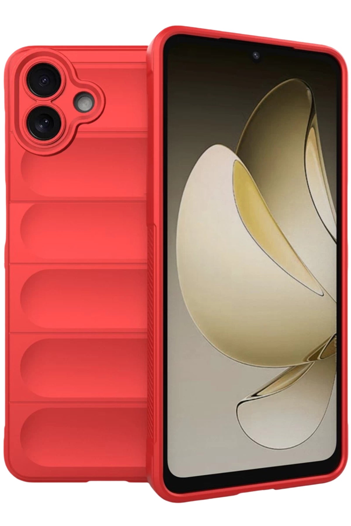 Samsung Galaxy A07 4G Uyumlu Optimum Silikon - Kırmızı