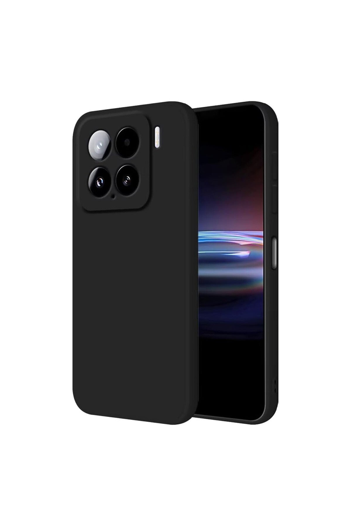 Xiaomi Mi 15 Uyumlu Kılıf Nano içi Kadife Silikon - Siyah
