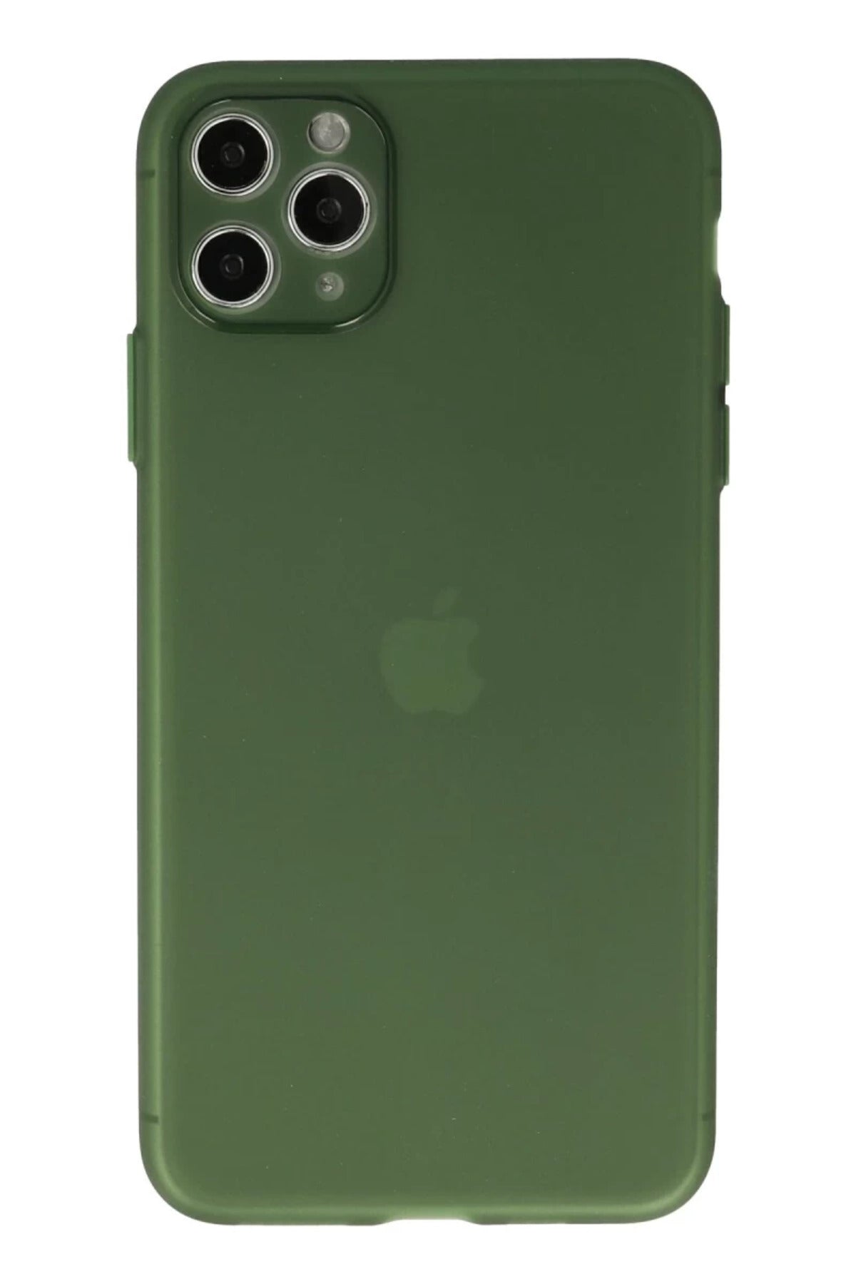 Apple iPhone 11 Pro Max Uyumlu Kılıf Puma Silikon - Yeşil