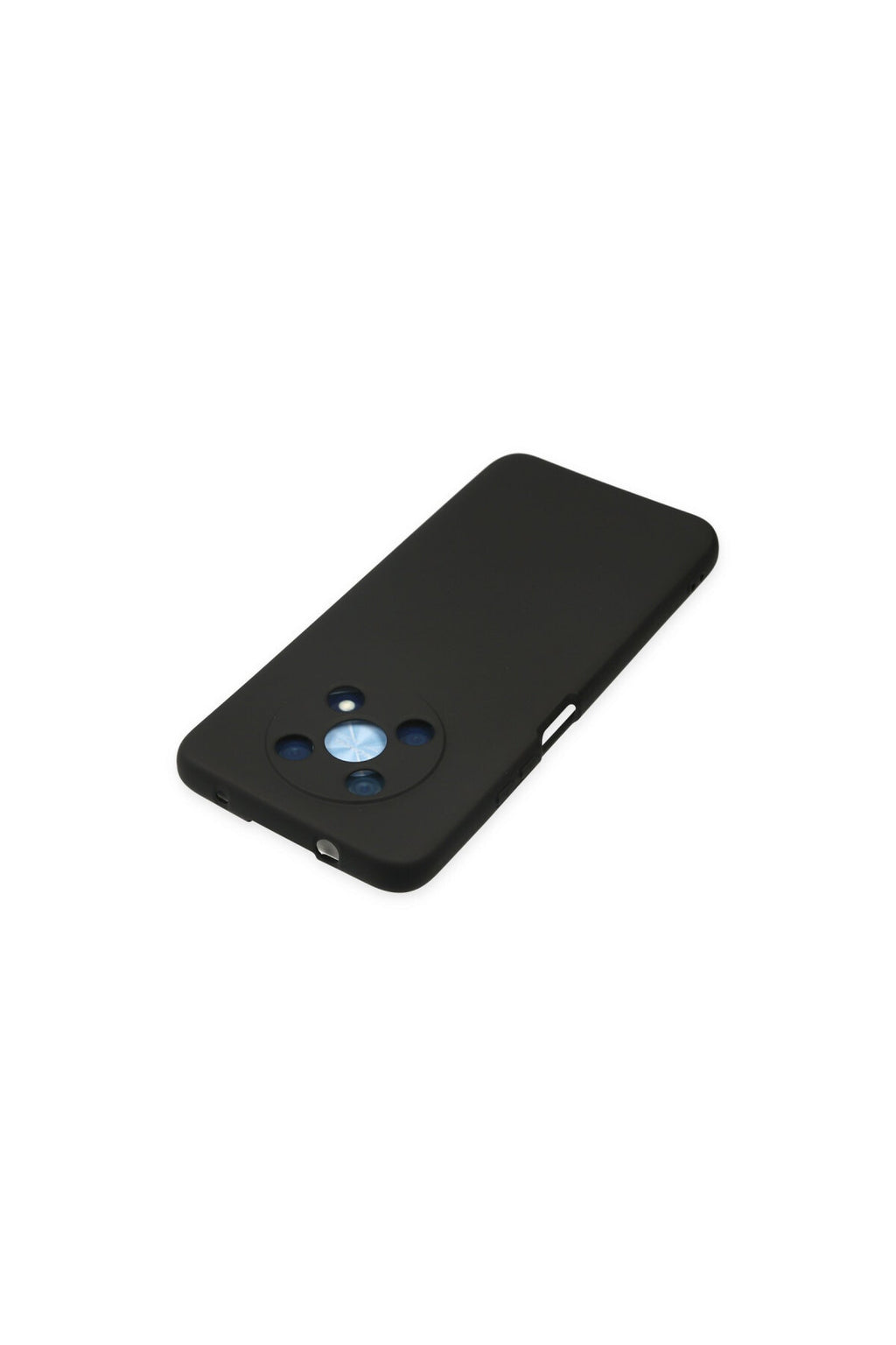 Huawei Nova Y90 Uyumlu Kılıf Nano içi Kadife Silikon - Siyah