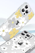 Joko Apple iPhone 14 Uyumlu Floral Magsafe Kapak - Sarı