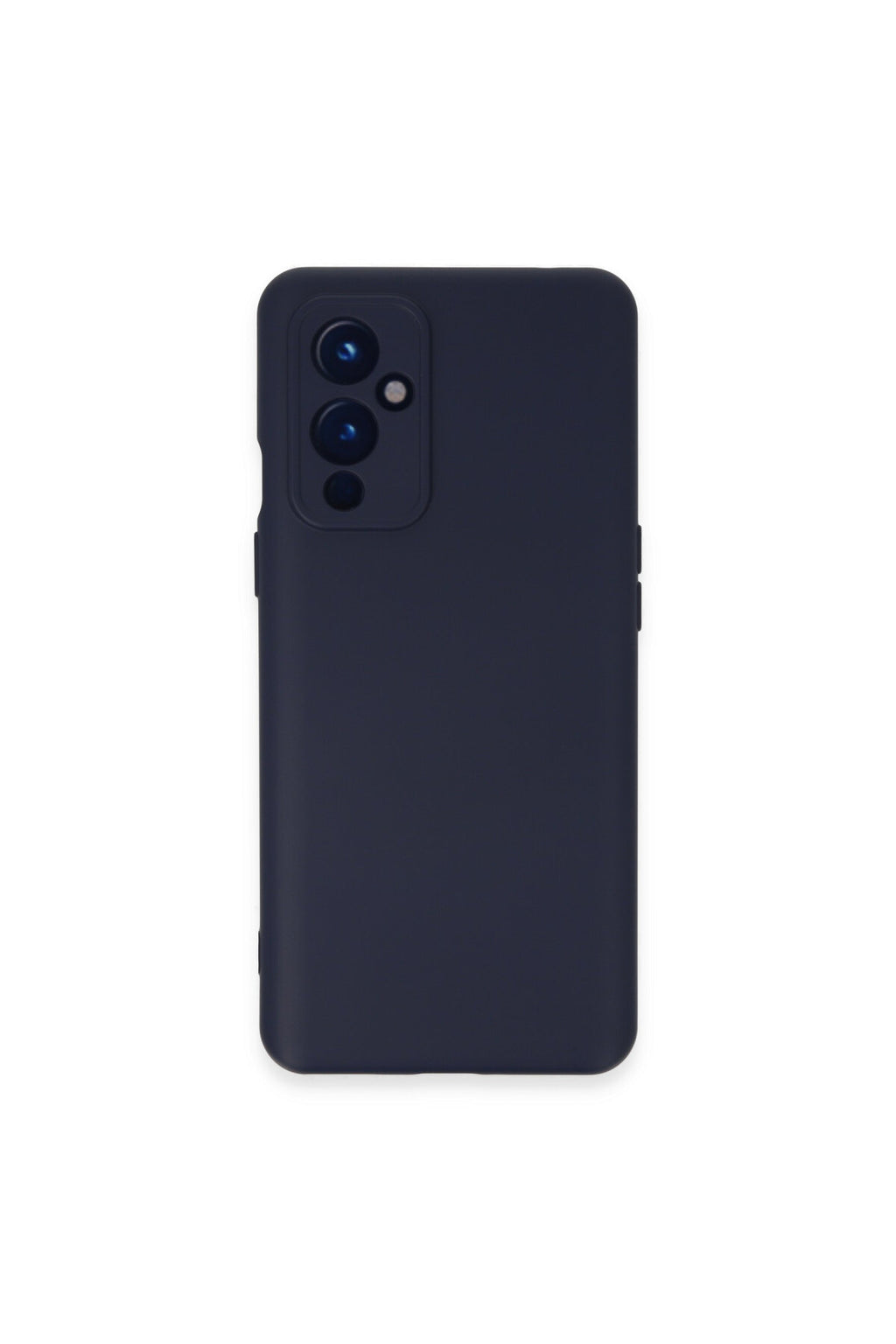 One Plus 9 Kılıf Nano içi Kadife Silikon - Lacivert