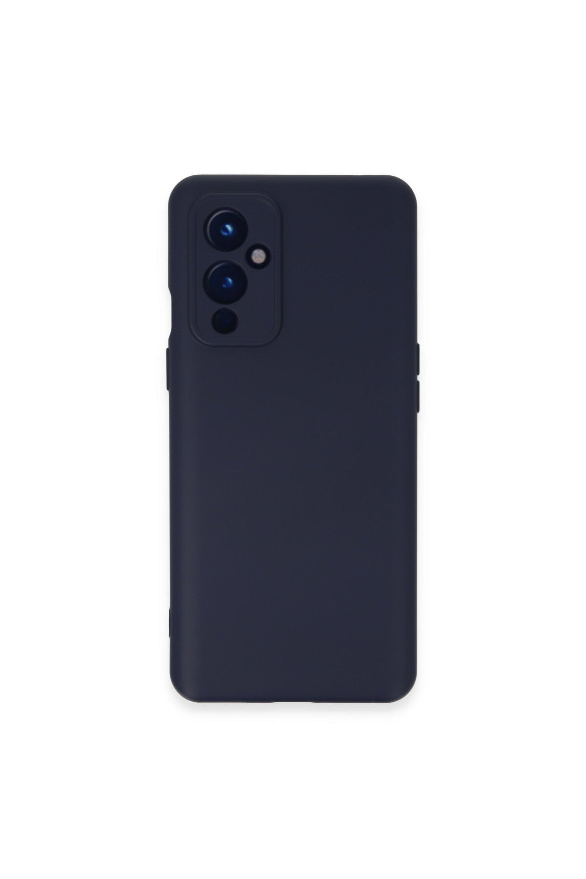 One Plus 9 Kılıf Nano içi Kadife Silikon - Lacivert