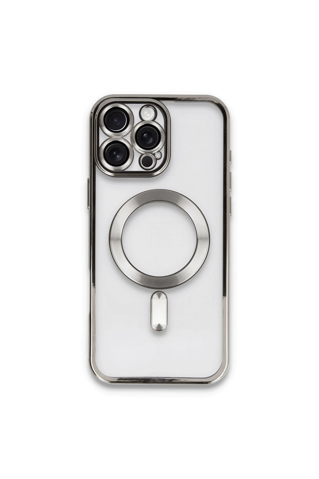 Apple iPhone 16 Pro Max Uyumlu Kılıf Kross Magneticsafe Kapak - Titan Gri
