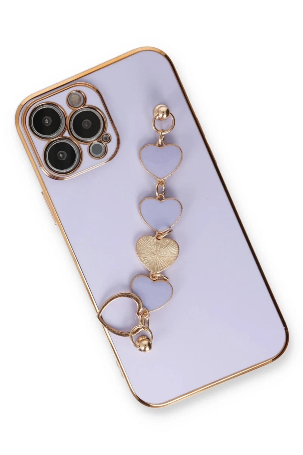 Apple iPhone 14 Pro Max Uyumlu Kılıf Esila Silikon - Lila