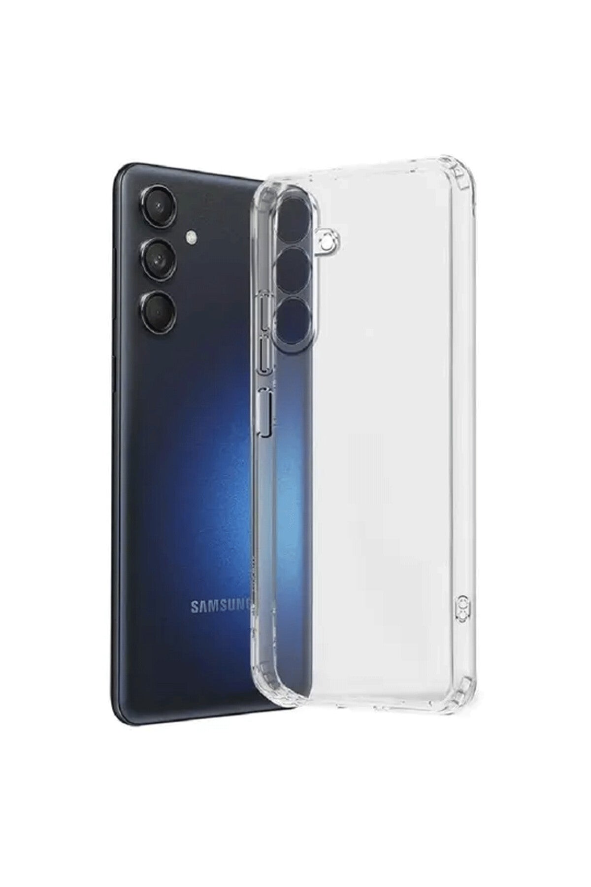 Samsung Galaxy A56 Uyumlu Kılıf Lüx Şeffaf Silikon