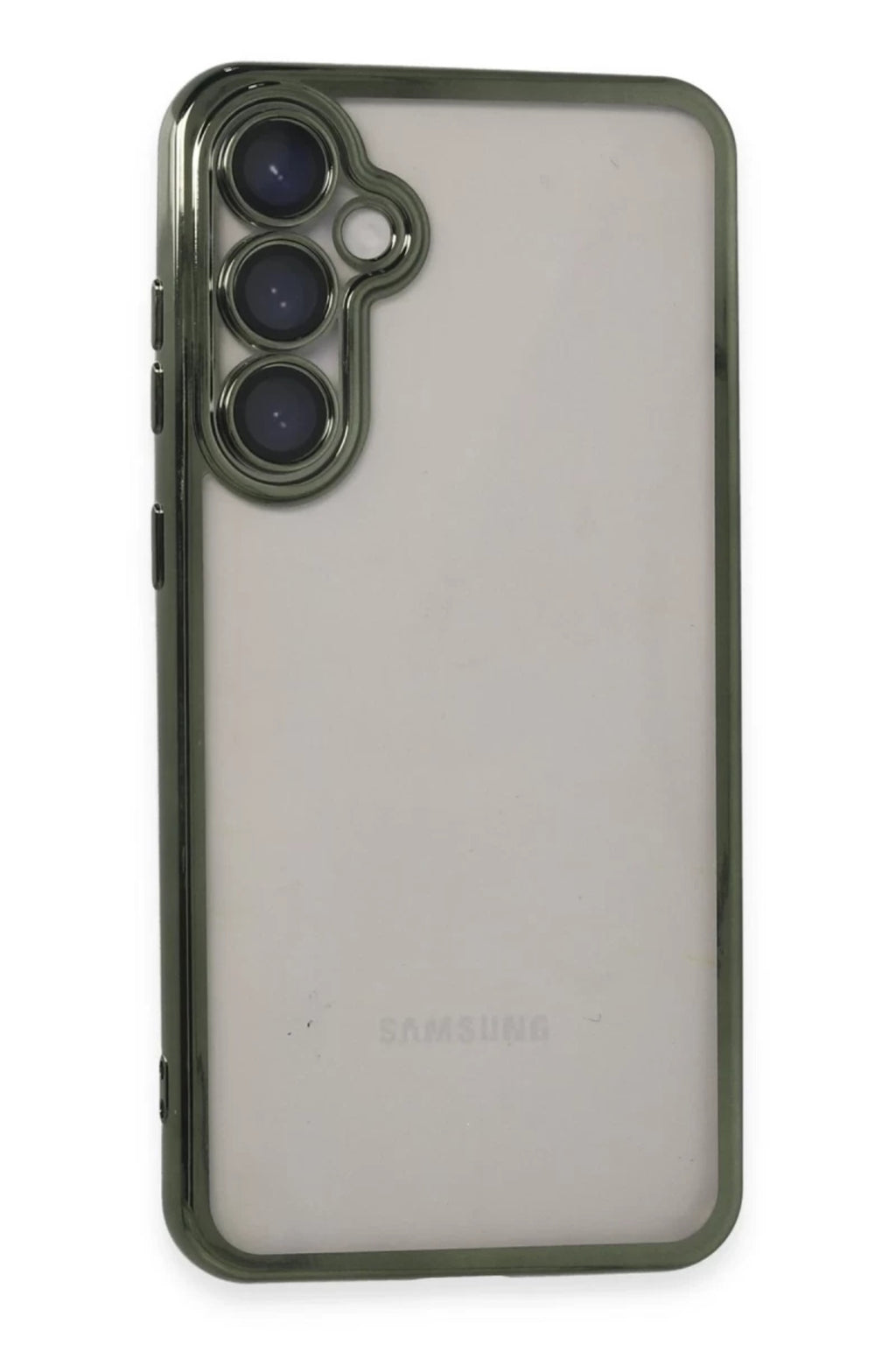 Samsung Galaxy S23 FE Uyumlu Kılıf Lensli Silikon - Yeşil