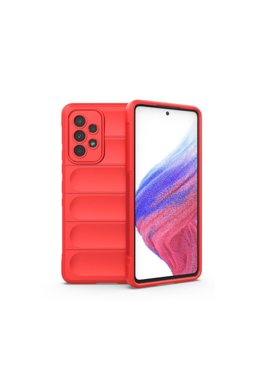 Samsung Galaxy A53 5G Uyumlu Kılıf Optimum Silikon - Kırmızı