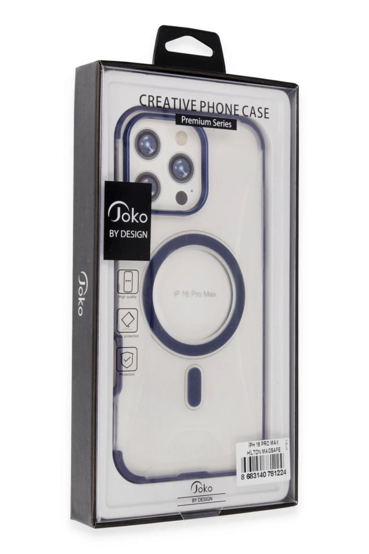 Joko Apple iPhone 16 Pro Max Uyumlu Hilton Magsafe Kapak - Siyah