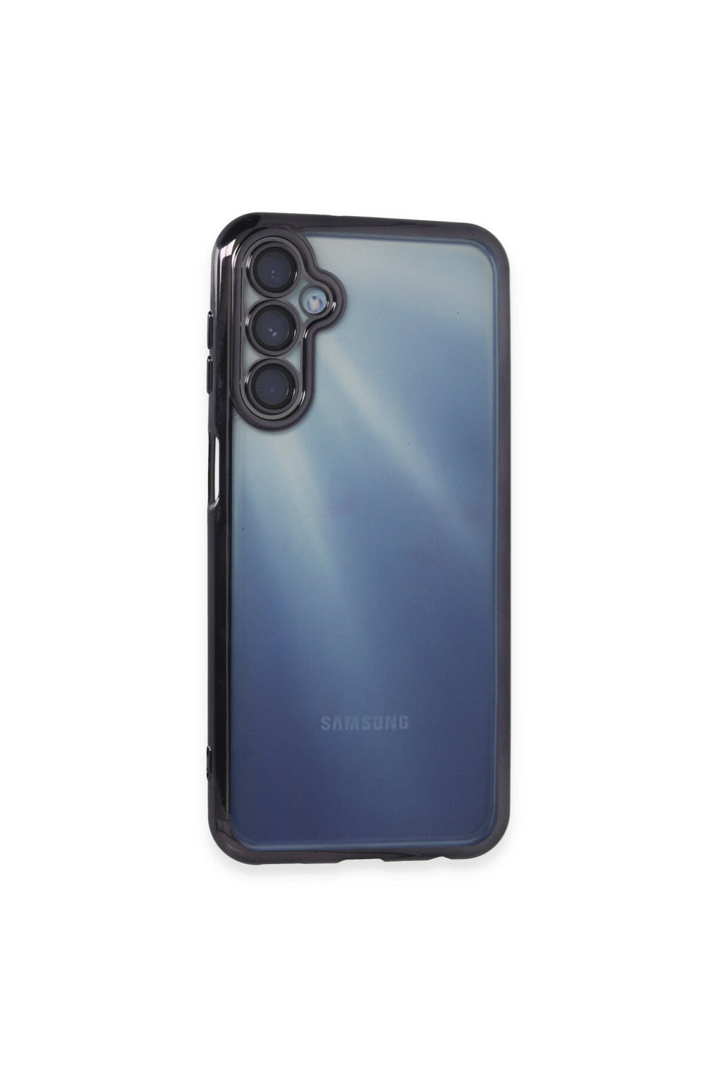 Samsung Galaxy A15 4G Uyumlu Kılıf Lensli Silikon - Mor