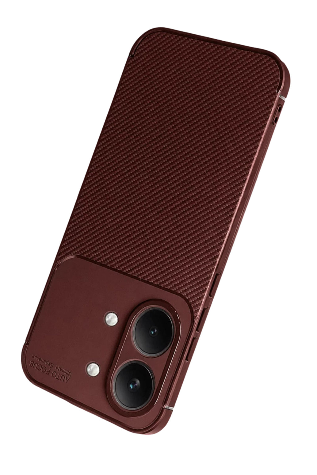 Xiaomi Poco X8 Pro Max Uyumlu Auto Focus Karbon Kapak - Bordo