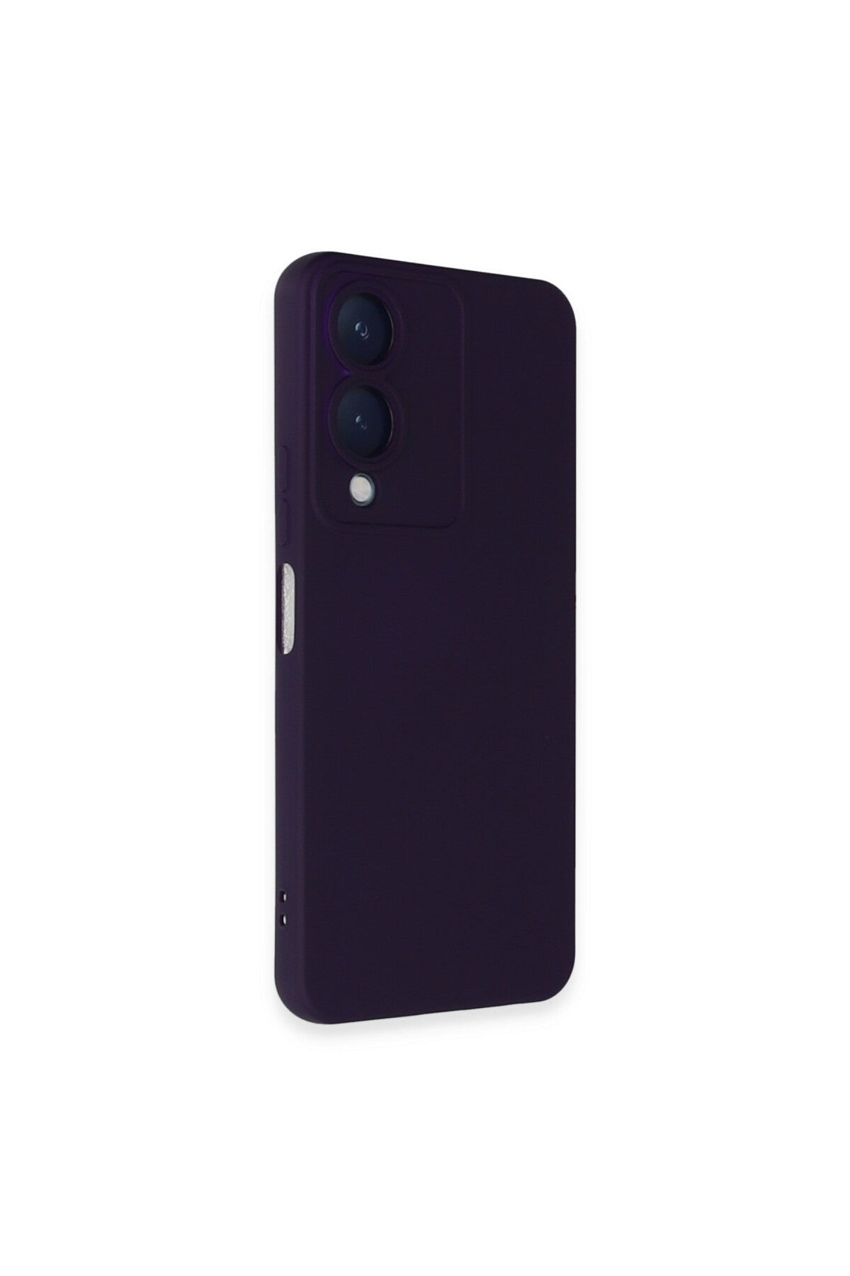 Vivo Y17S Uyumlu Kılıf Nano içi Kadife Silikon - Mor