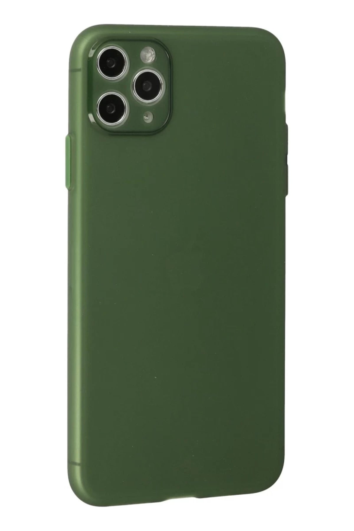Apple iPhone 11 Pro Max Uyumlu Kılıf Puma Silikon - Yeşil