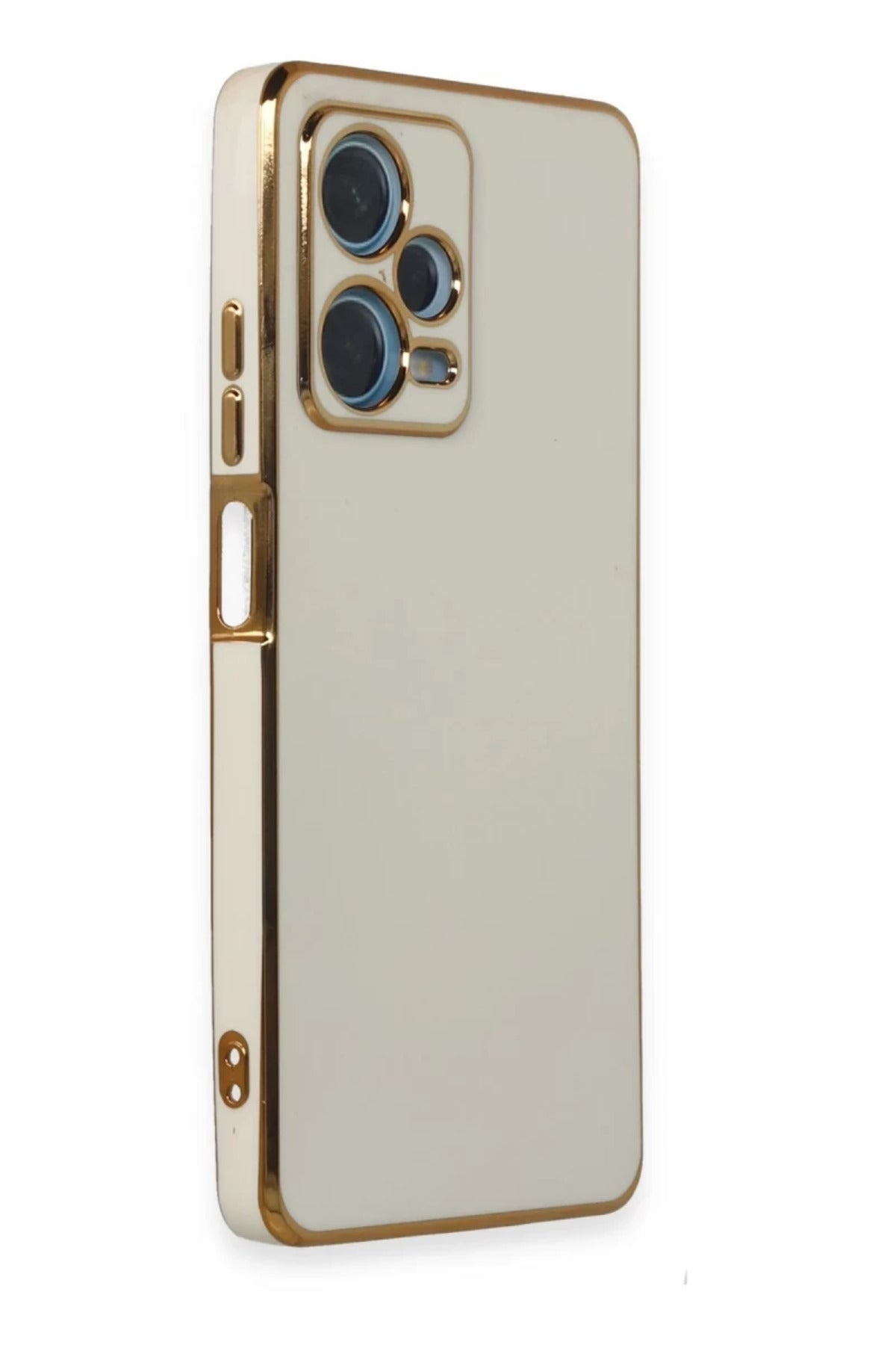 Xiaomi Redmi Note 12 Pro Plus Uyumlu Kılıf Volet Silikon - Beyaz