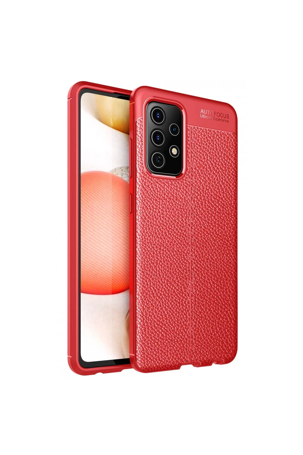 Samsung Galaxy A72 Uyumlu Kılıf Auto Focus Kapak - Kırmızı