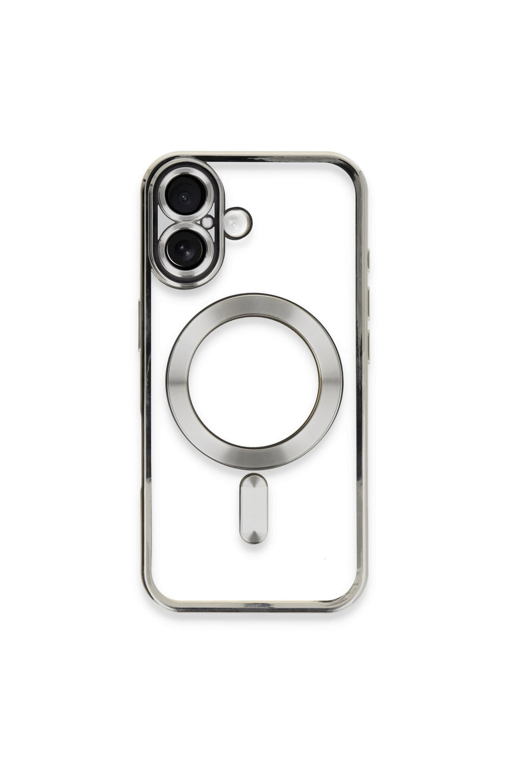 Apple iPhone 16 Plus Uyumlu Kılıf Kross Magneticsafe Kapak - Gümüş