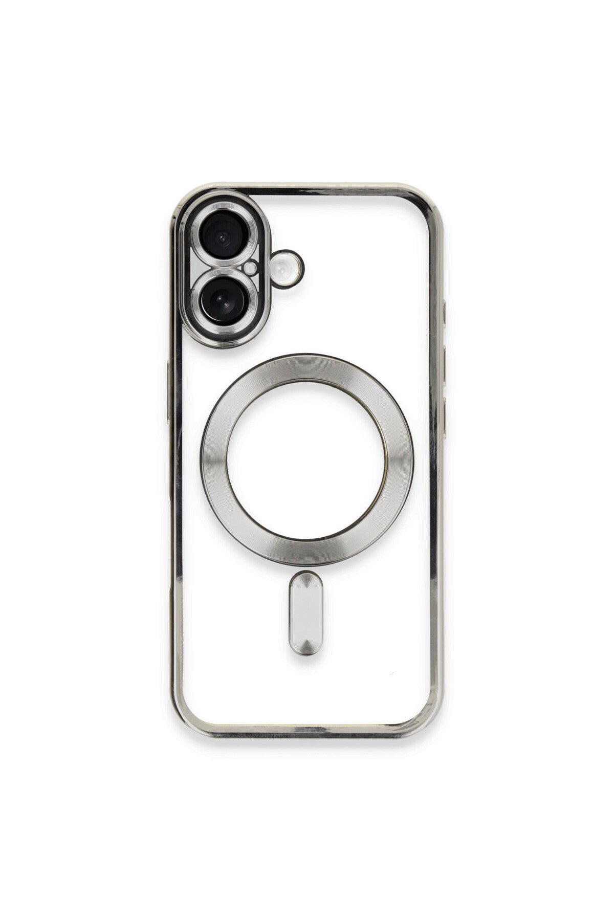 Apple iPhone 16 Plus Uyumlu Kılıf Kross Magneticsafe Kapak - Gümüş