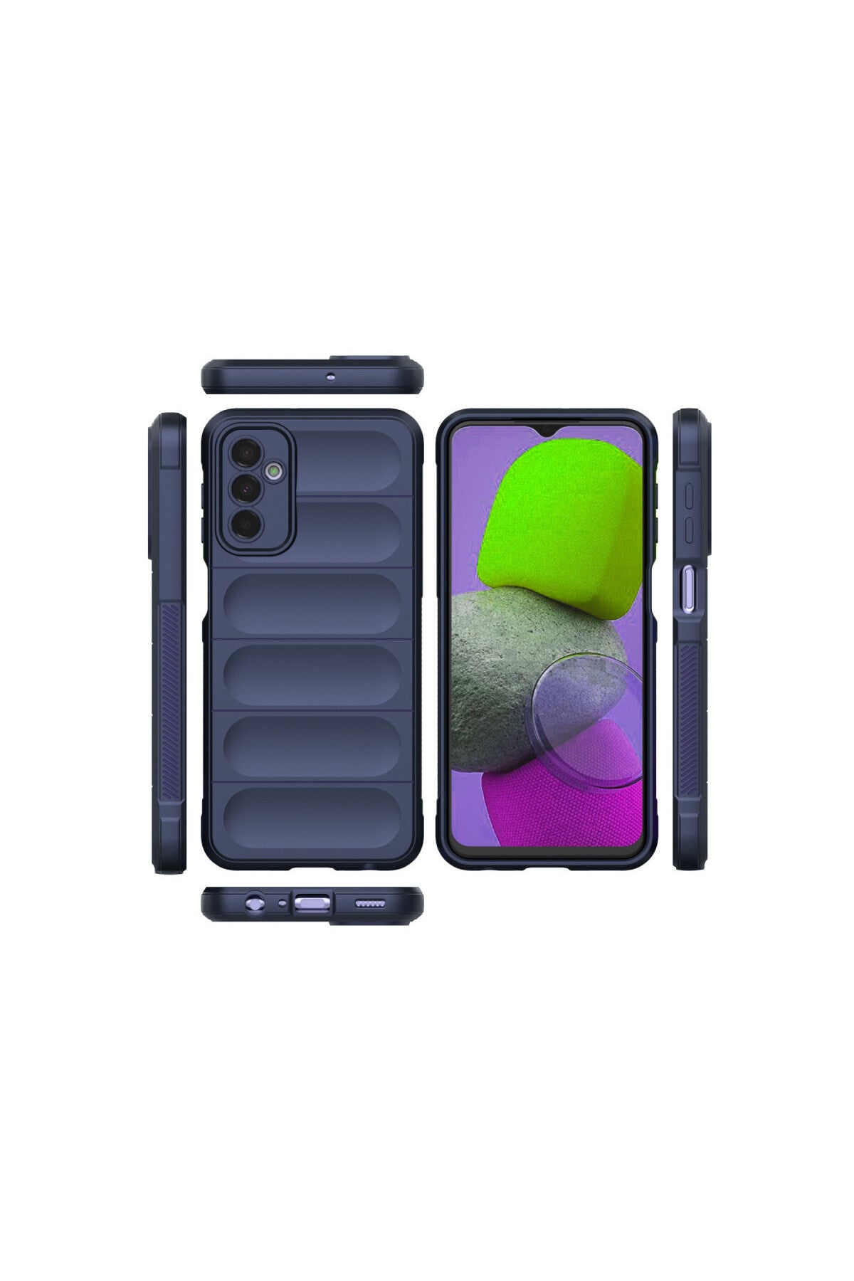 Samsung Galaxy M23 Uyumlu Kılıf Optimum Silikon - Lacivert
