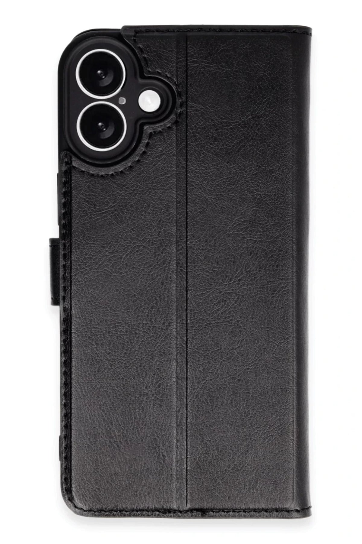 Apple iPhone 16 Plus Uyumlu Kılıf Trend S Plus Kapaklı Kılıf - Siyah
