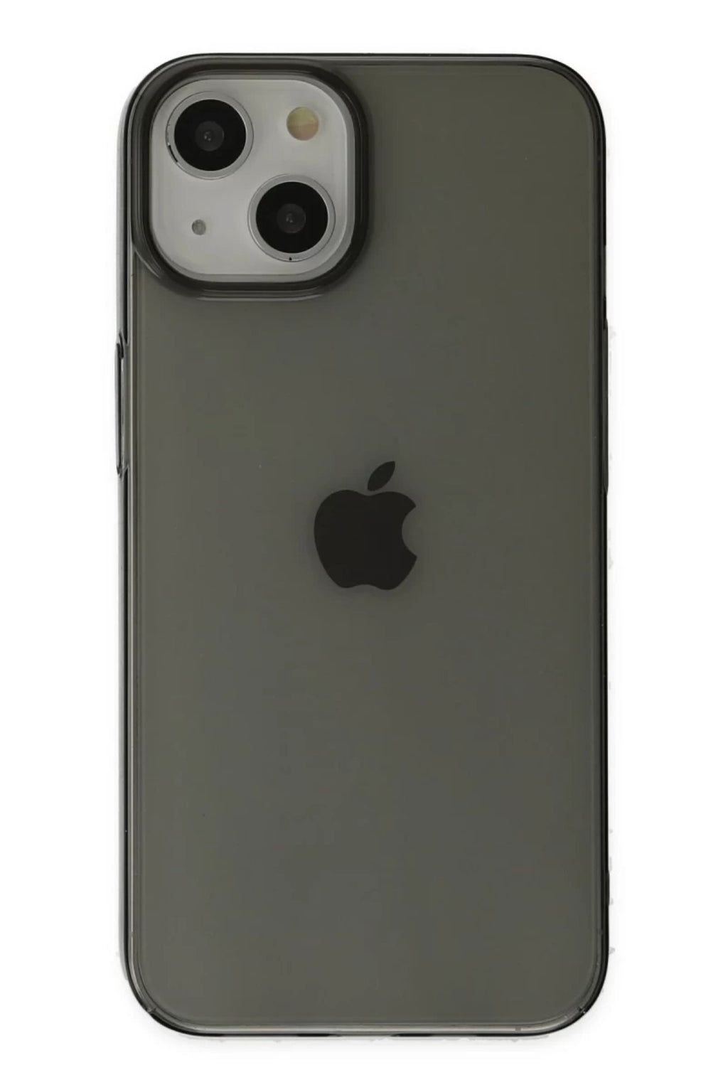 Apple iPhone 14 Plus Uyumlu Kılıf Pc Sert Şeffaf Kapak - Siyah