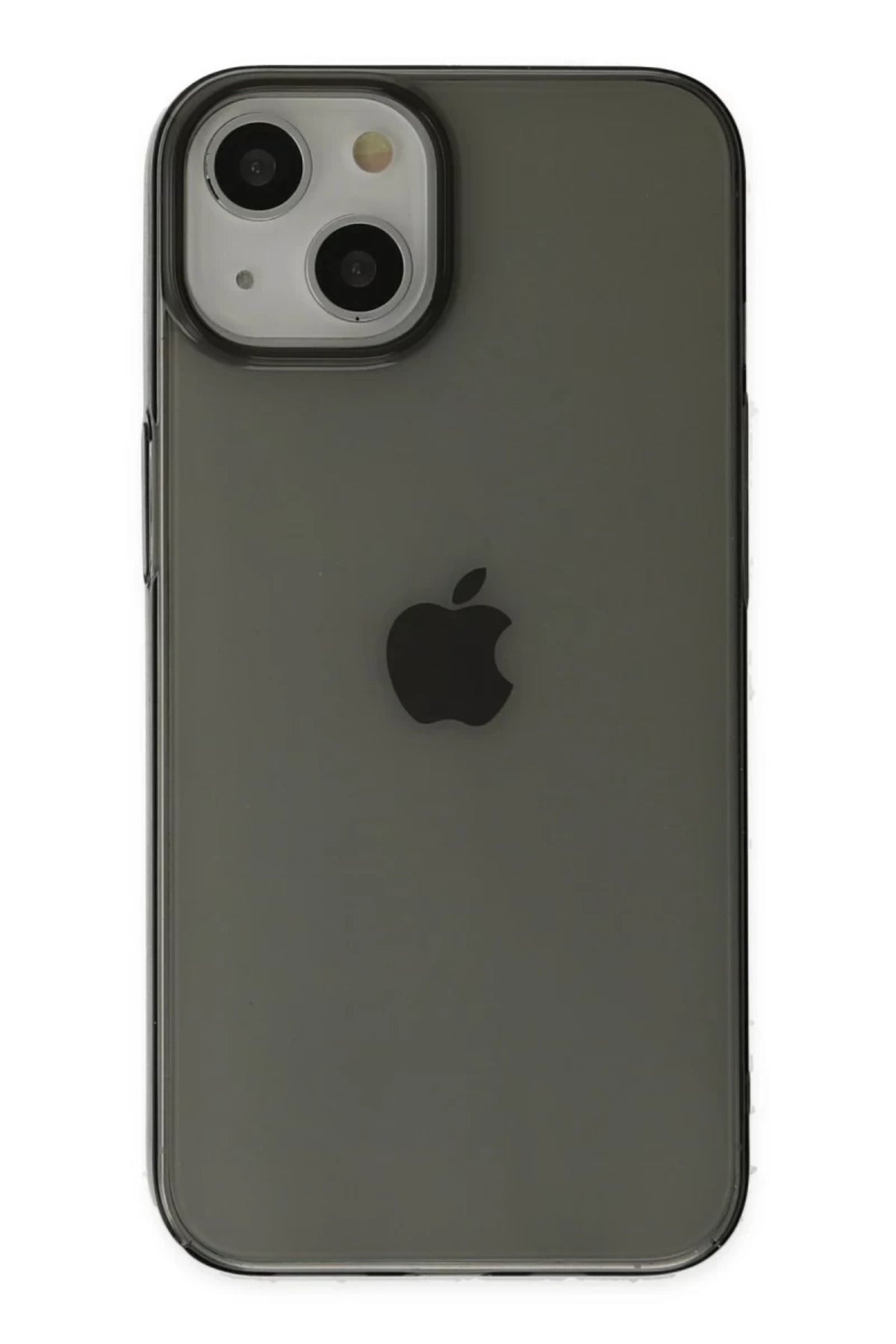 Apple iPhone 14 Plus Uyumlu Kılıf Pc Sert Şeffaf Kapak - Siyah