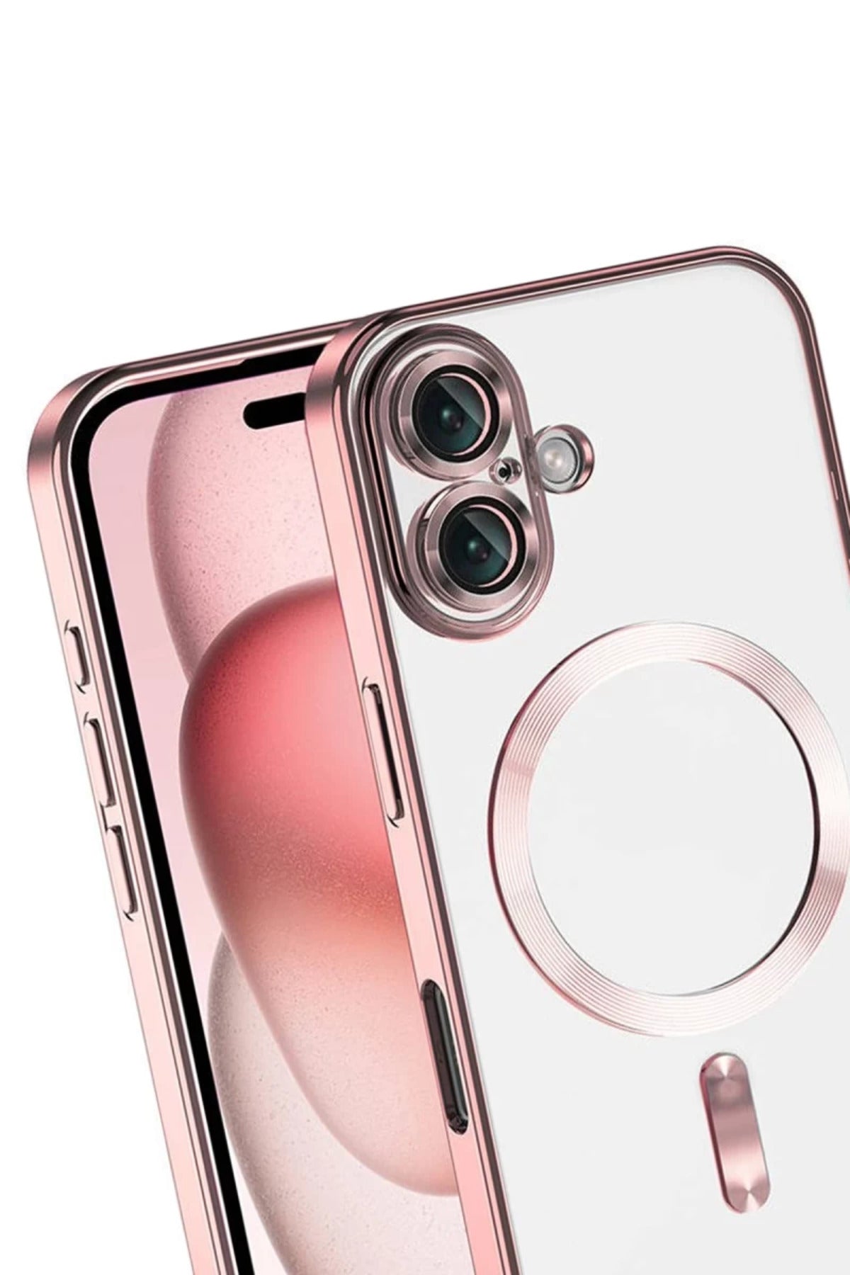 Apple iPhone 17 Uyumlu Kross Magneticsafe Kapak - Rose