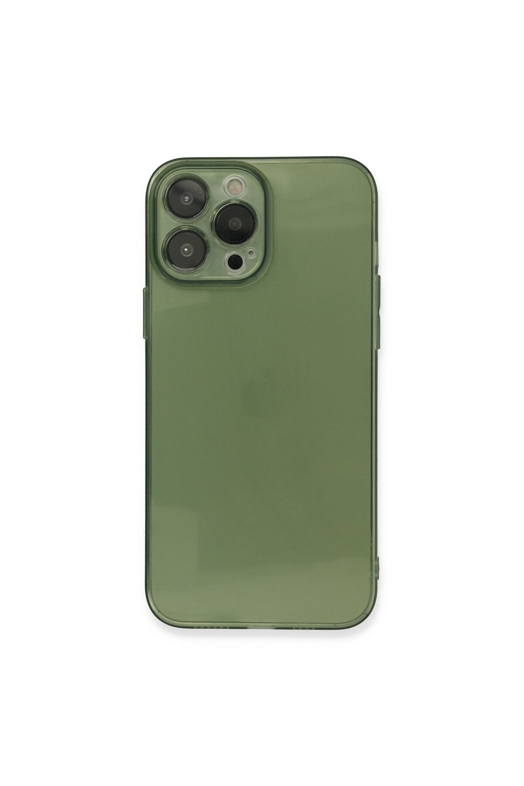 Apple iPhone 13 Pro Uyumlu Kılıf Fly Lens Silikon - Yeşil