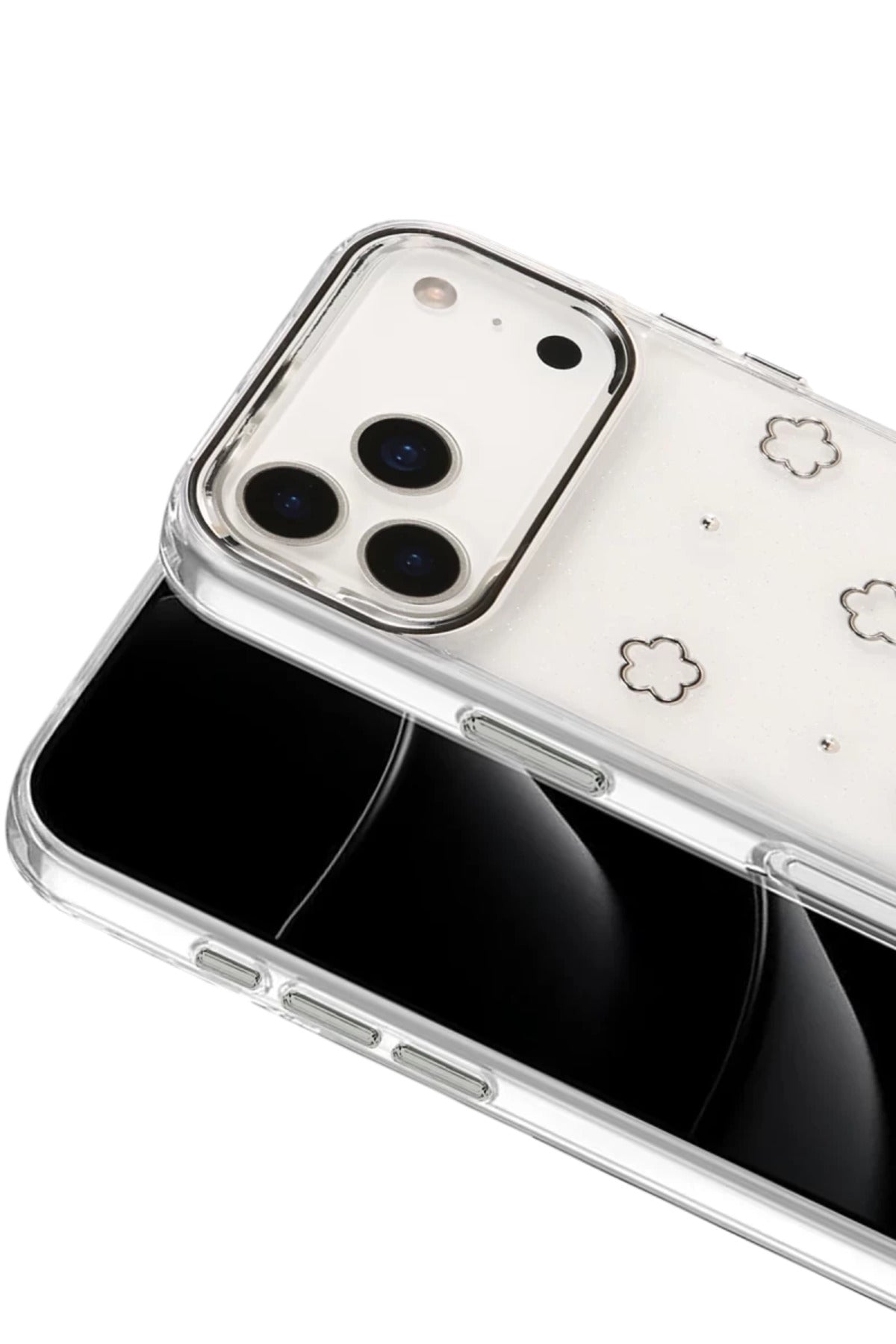Apple iPhone 17 Pro Max Uyumlu Fiyonk Desenli Kapak - Desen 2