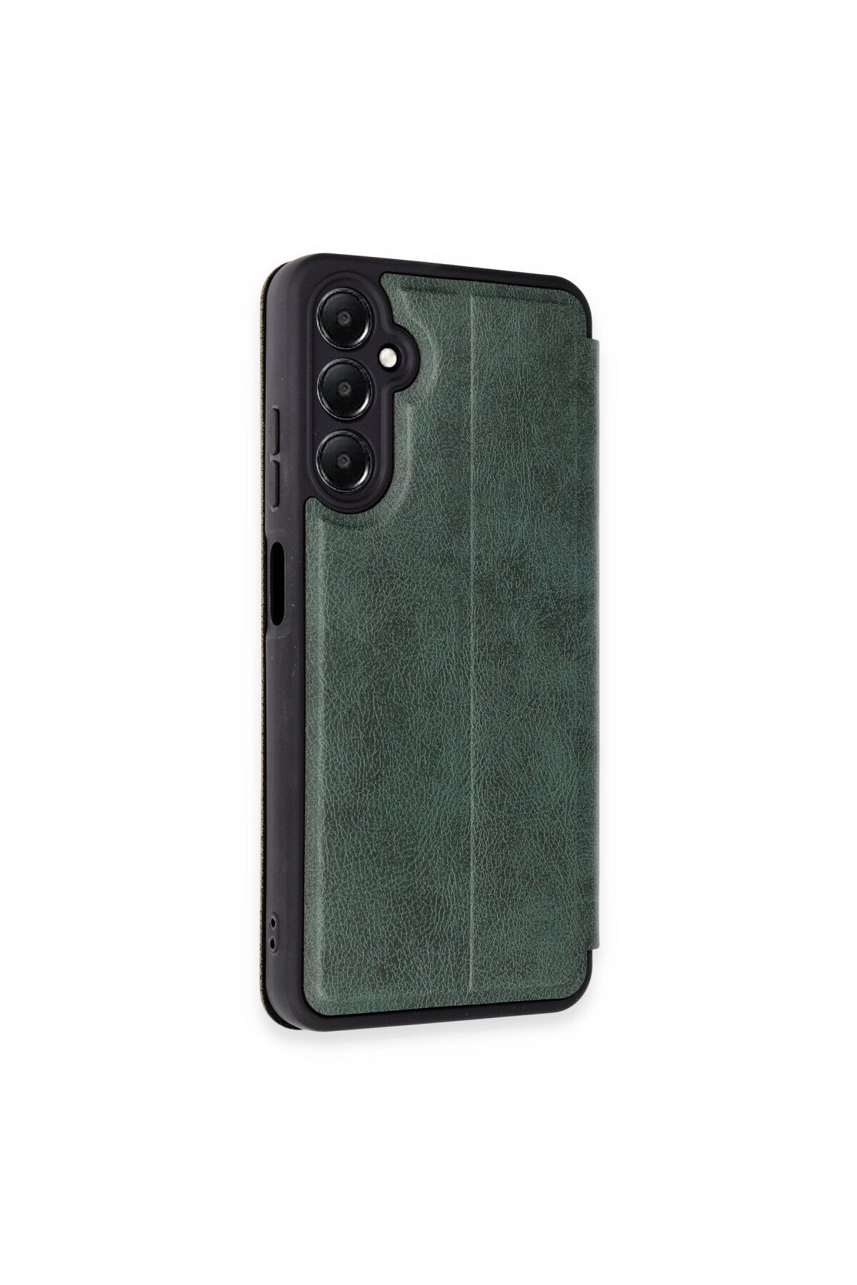 Samsung Galaxy A25 5G Uyumlu Kılıf Flip Cover - Koyu Yeşil