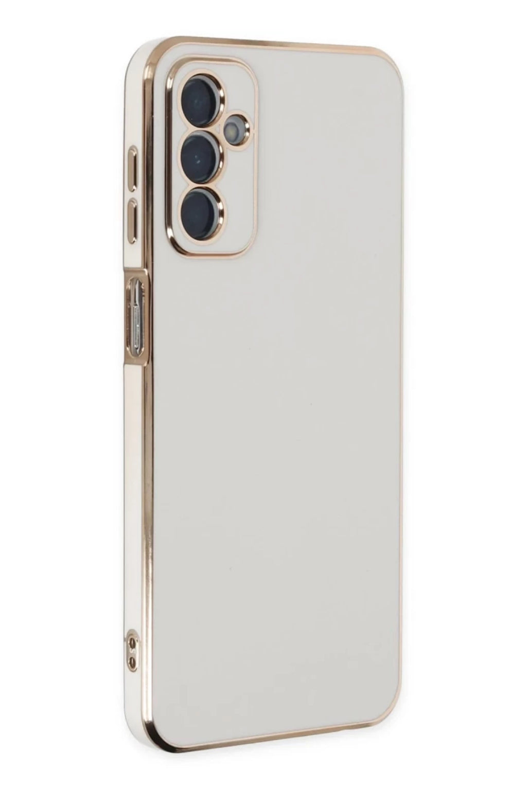 Samsung Galaxy M23 Uyumlu Kılıf Volet Silikon - Beyaz