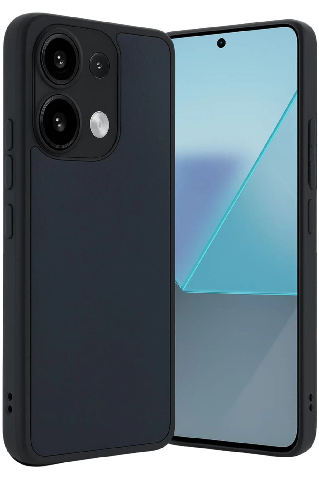 Xiaomi Redmi Note 13 4G Uyumlu Kılıf Aras Deri Kapak - Lacivert