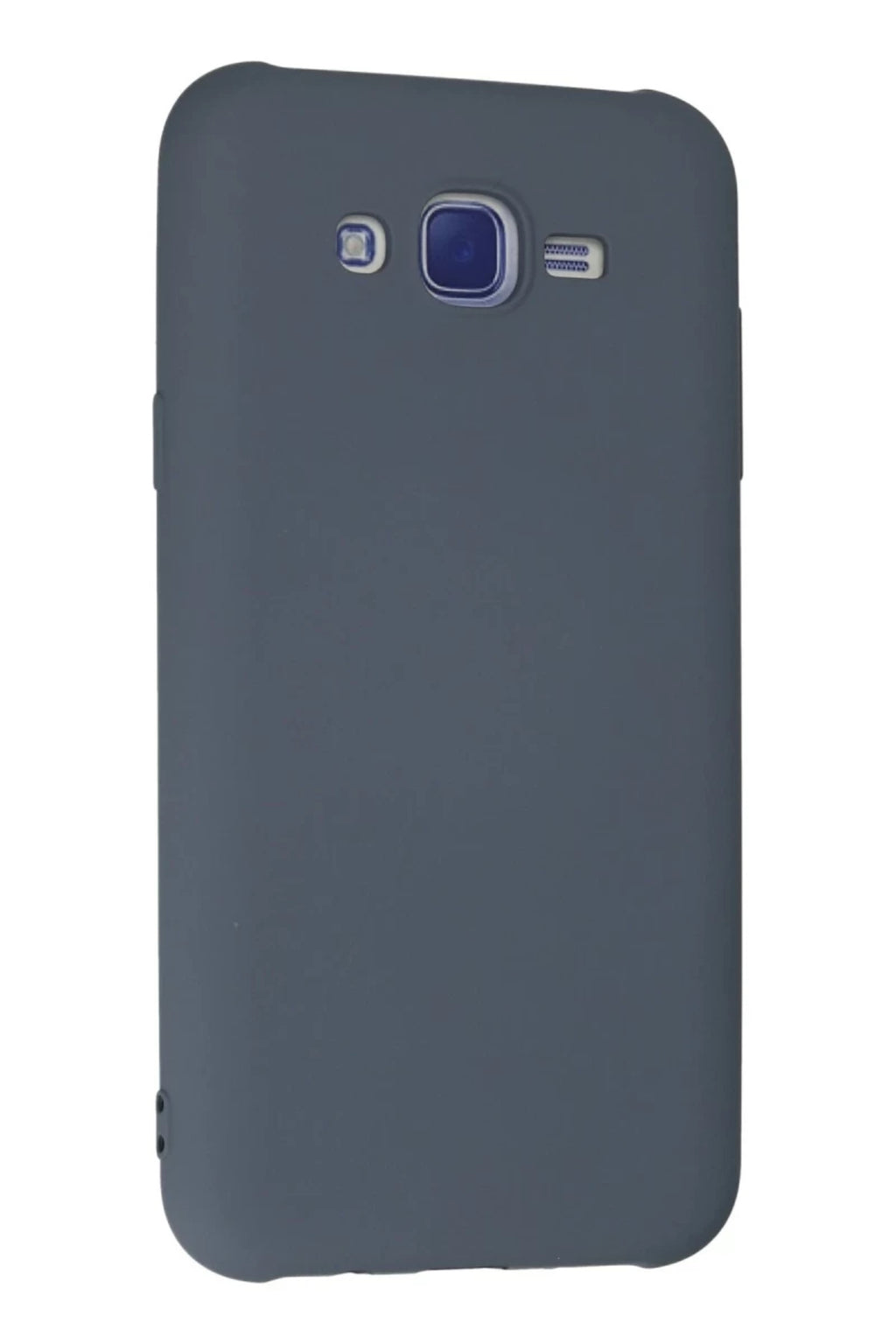 Samsung Galaxy J7 Uyumlu Kılıf Nano içi Kadife Silikon - Gri