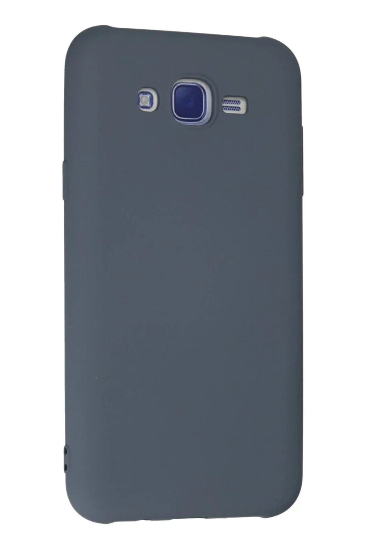 Samsung Galaxy J7 Uyumlu Kılıf Nano içi Kadife Silikon - Gri