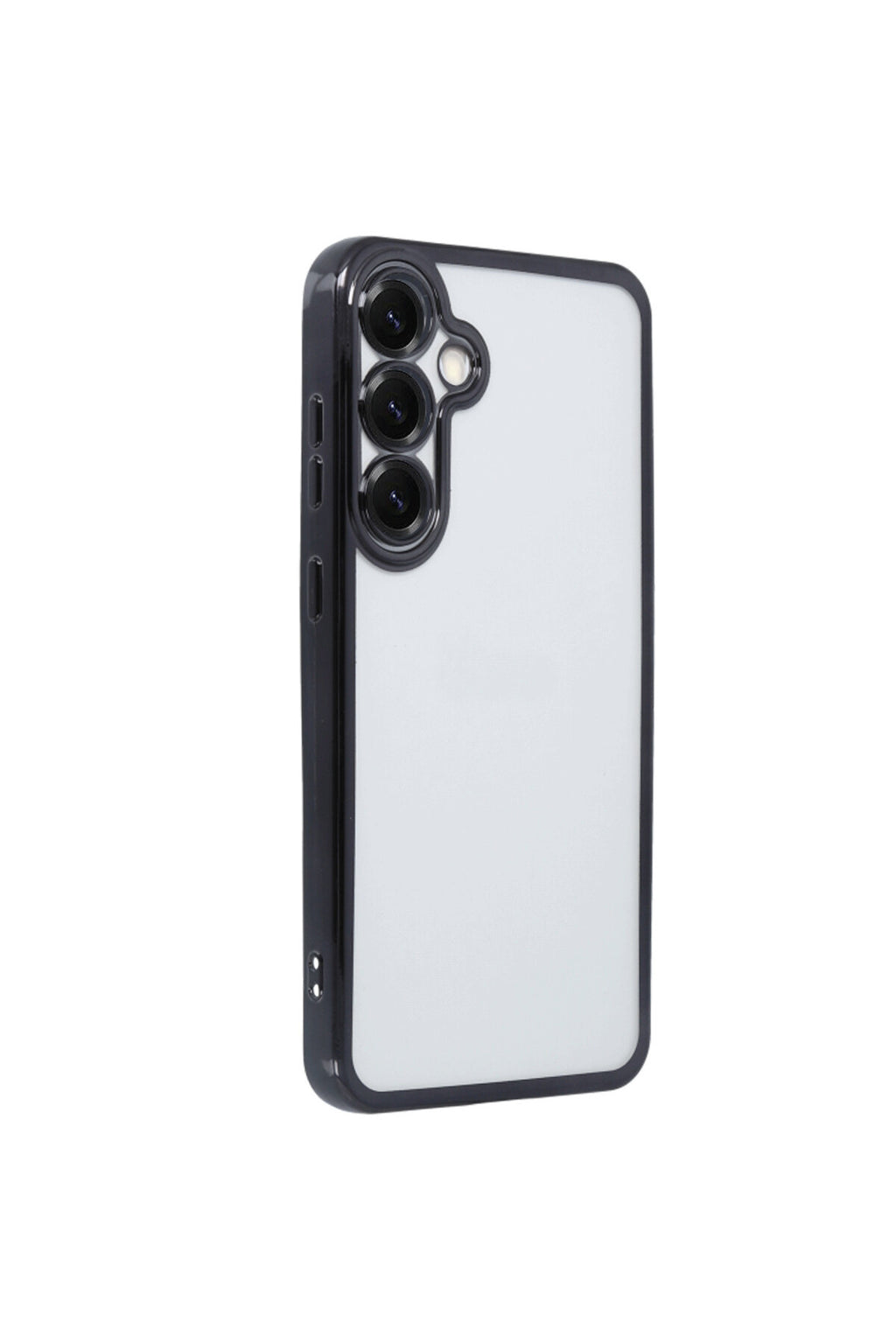 Samsung Galaxy S25 Uyumlu Kılıf Lensli Silikon - Siyah